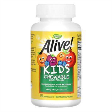 Kids Chewable Multivitamin - 120 tabs Orange and Berry (Повреждена упаковка) 2022-10-1857 фото