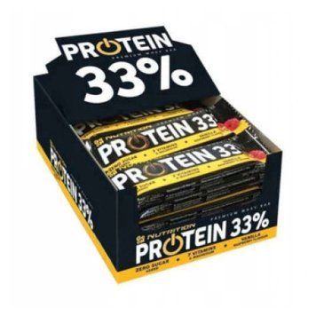 Protein 33% Bar - 25x50g Vanilla-Rapsberry (До 11.24) 2023-10-3270 фото