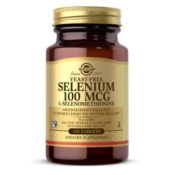 Selenium Yeast-Free 100 mcg - 100 tabs 100-11-5311185-20 фото