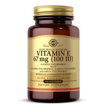Vitamin E 67 MG (100 IU) Mixed - 100 softgels 2022-10-1551 фото