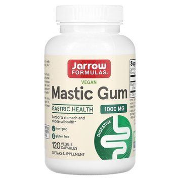 Смола мастикового дерева, Mastic Gum, Jarrow Formulas, 500 мг, 120 капсул JRW-23014 фото