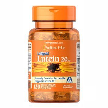Lutein 20 mg with Zeaxanthin - 120 softgels (До 04.25) 2023-10-3558 фото