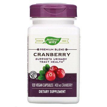 Клюква, Cranberry, Premium Blend, Nature's Way, 400 мг, 120 веганских капсул NWY-15135 фото