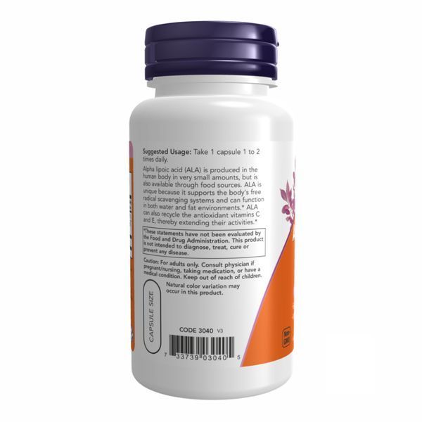 Alpha Lipoic Acid 100mg - 60vcaps (Без етикетки) 2022-10-1503 фото