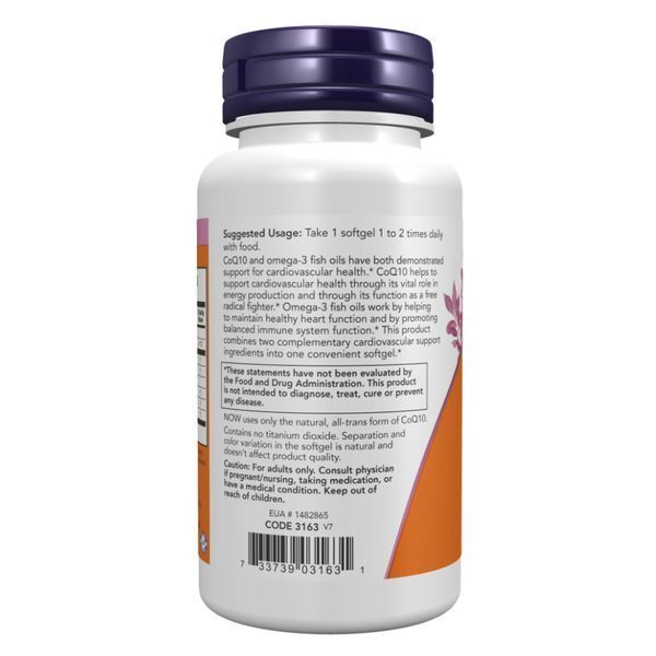 CoQ10 60mg with Omega-3 - 120 sgels 2022-10-2623 фото