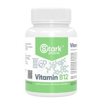 Stark Vitamin B12 50 mg - 200 tabs 100-41-3533968-20 фото