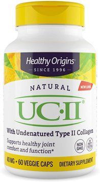 Коллаген II типа, неденатурированный, UC-II, Healthy Origins, 40 мг, 60 вегетарианских капсул HOG-52500 фото
