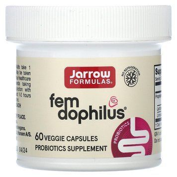 Дофилус для женщин, Women's Fem Dophilus, Jarrow Formulas, 1 млрд КОЕ, 60 растительных капсул JRW-03042 фото