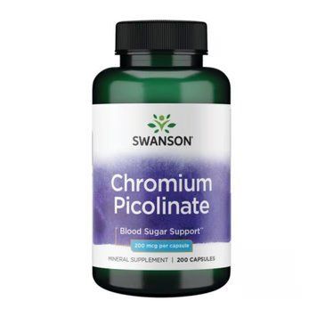 Chromium Picolinate 200mcg - 200 сaps 100-43-2938179-20 фото