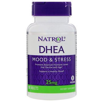 Дегідроепіандростерон, DHEA, Natrol, 25 мг, 90 таблеток NTL-00597 фото