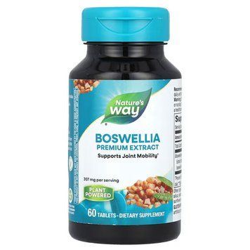 Босвелія, Boswellia, Nature's Way, преміум екстракт, 307 мг, 60 веганських таблеток NWY-64400 фото