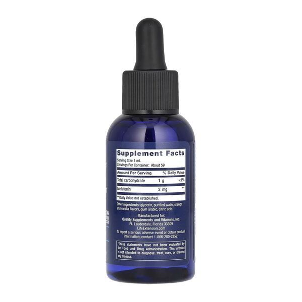 Fast-Acting Liquid Melatonin (Citrus-Vanilla) - 2 fl oz 2022-10-1959 фото