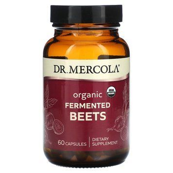 Свекла, Beet, Dr. Mercola, органическая, ферментированная, 60 капсул MCL-03326 фото