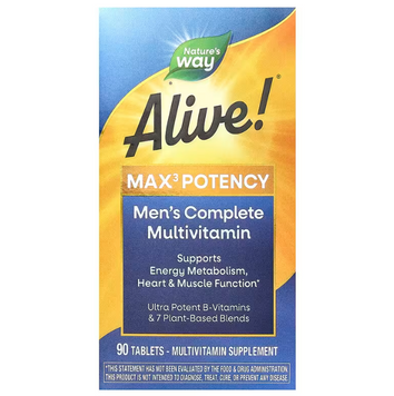 Мультивітаміни для чоловіків, Men's Complete Multivitamin, Nature's Way, 90 таблеток NWY-15542 фото