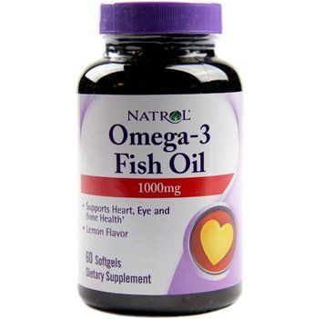 Омега-3, риб'ячий жир, Omega-3 Fish Oil, Natrol, лимонний смак, 1000 мг, 60 гелевих капсул NTL-00929 фото
