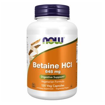 Betaine HCI 648mg - 120vcaps 100-79-9157195-20 фото