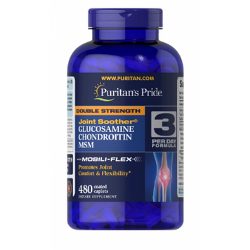 Glucosamine Chondroitin MSM Double Strength - 480tabs 100-50-4721384-20 фото