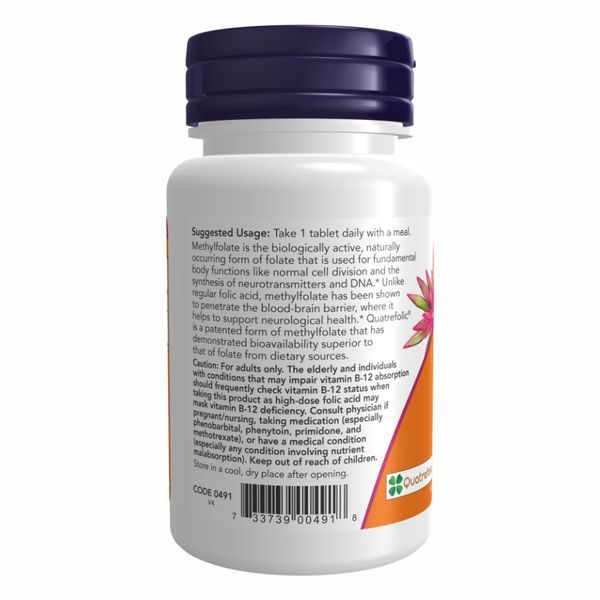 Methyl Folate 1000mcg - 90 tabs 2022-10-2060 фото