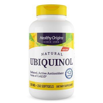 Убихинол натуральный, Ubiquinol, Healthy Origins, 100 мг, 150 капсул HOG-36469 фото
