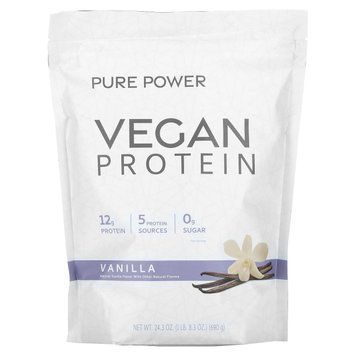 Протеин, Vegan Protein, Dr. Mercola, веганский, со вкусом ванили, 690 г MCL-01535 фото