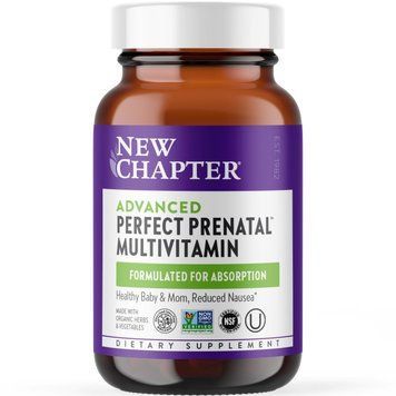 Мультивітаміни для вагітних, Perfect Prenatal Multivitamin, New Chapter, 48 таблеток NCR-00315 фото