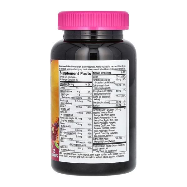 Women's 50+ Premium Gummies Multivitamin - 75 gummies 2022-10-1058 фото