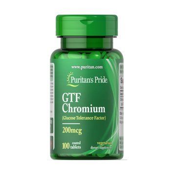 GTF Chromium 200 mcg - 100 tabs 2023-10-2472 фото