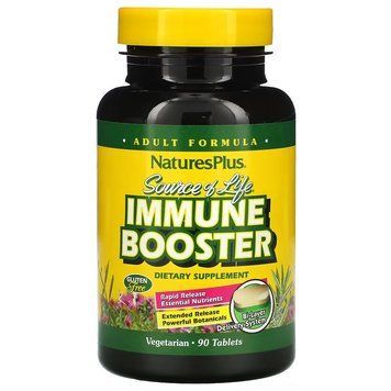 Усиление иммунитета, Immune Booster, Nature's Plus, Source of Life, 90 таблеток NAP-03088 фото