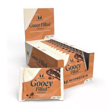 Vegan Filled Protein Cookie - 12x75g Double Chocolate & Caramel 2022-10-1661 фото