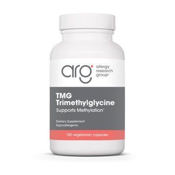 Триметилглицин, TMG Trimethylglycine, Allergy Research Group, 100 капсул ALG-73230 фото