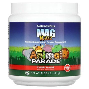 Магний для детей, вкус вишен, Children's Magnesium, Nature's Plus, Animal Parade, 171 г NAP-29943 фото
