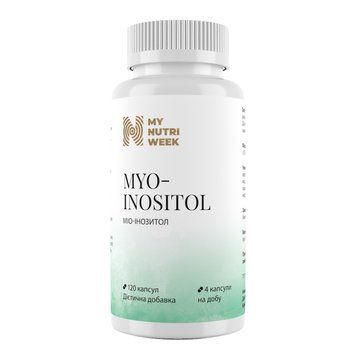 Мио-инозитол, Myo-Inositol, My Nutri Week, 120 капсул MNW-532665 фото