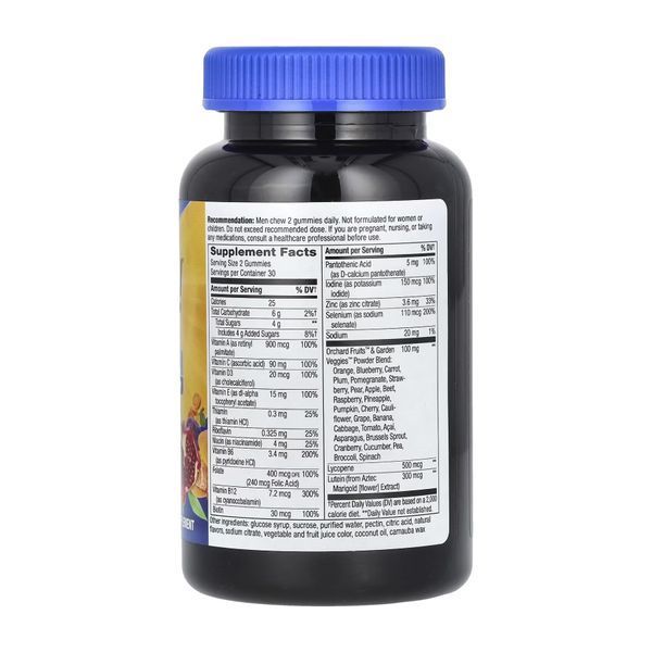 Alive!&reg; Men's 50+ Multi Gummy - 60 gummies 2023-10-2170 фото