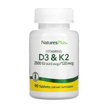 Vit D3 K2 2500 IU/120 mcg - 90 tabs 2023-10-2366 фото