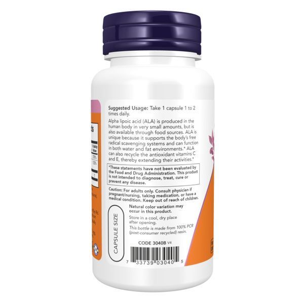 Alpha Lipoic Acid 100mg - 120 vcaps 2022-10-0693 фото