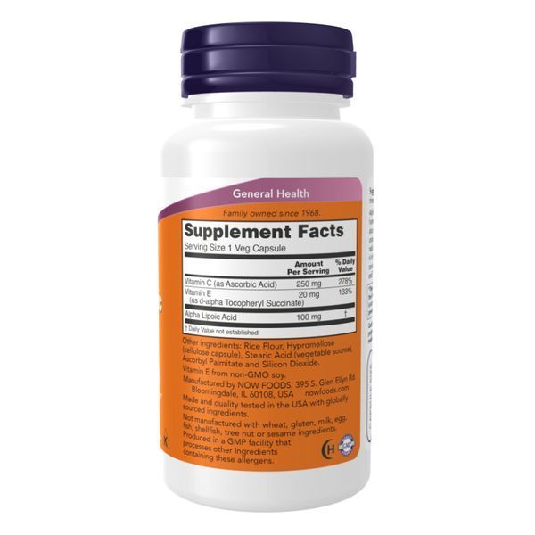 Alpha Lipoic Acid 100mg - 120 vcaps 2022-10-0693 фото