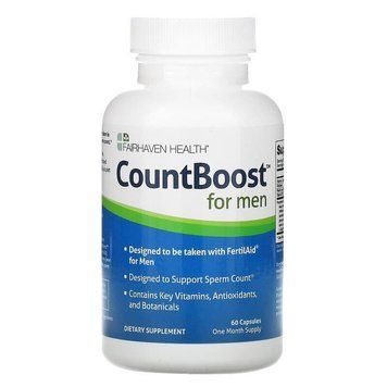 Репродуктивное здоровье мужчин, CountBoost, Fairhaven Health, 60 капсул FHH-00018 фото