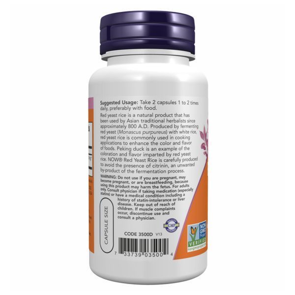 Red Yeast Rice 600mg - 60 vcaps 2022-10-2975 фото