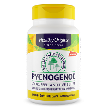 Пикногенол, Pycnogenol, Healthy Origins, 100 мг, 30 кап. HOG-41371 фото