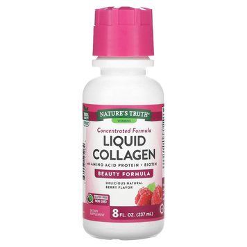 Коллаген, Liquid Collagen, Nature's Truth, с аминокислотным белком и биотином, вкус ягод, 237 мл NTH-12126 фото
