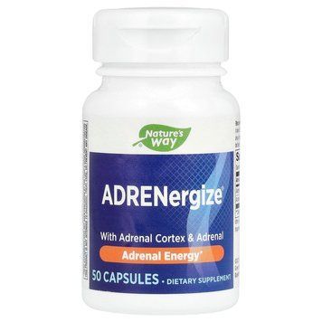 Поддержка надпочечников, ADRENergize&reg;, Nature's Way, 50 капcул EMT-04085 фото