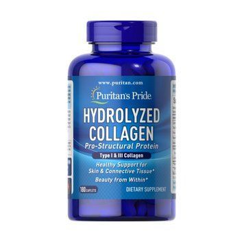 Hydrolyzed Collagen 1000 mg - 180 caps (Пошкоджена банка) 2023-10-2710 фото