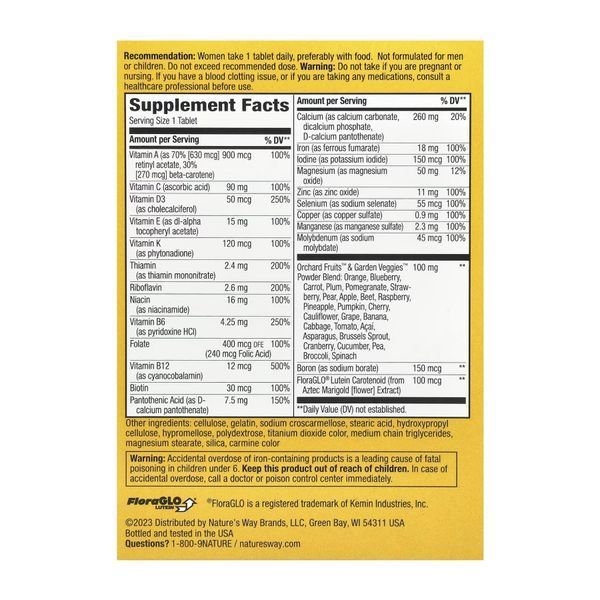 Alive!&reg; Women's Complete Multivitamin - 50 tabs 2023-10-2773 фото