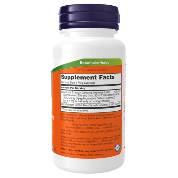 EGCg Green Tea Extract 400mg - 180 vcaps 2022-10-2653 фото