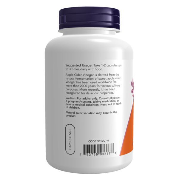 Apple Cider Vinegar 450 mg - 180 vcaps 2022-10-0700 фото