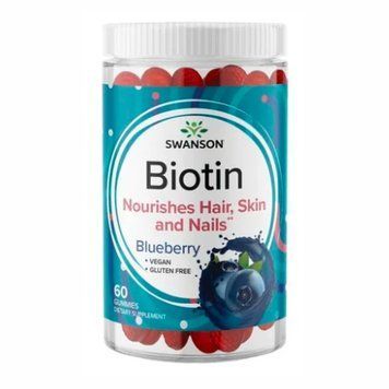 Biotin - 60 Gummies Blueberry (До 04.24) 2022-10-2787 фото