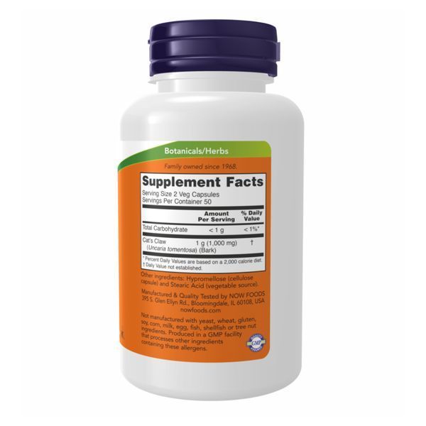 Cat's Claw 500mg - 100 vcaps 100-32-6549123-20 фото