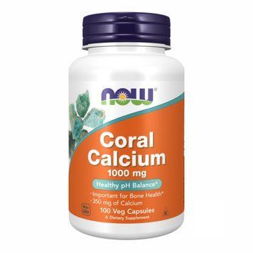 Coral Calcium 1000mg - 100 vcaps (Пошкоджена банка) 2023-10-3257 фото