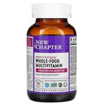 Мультивітамінний комплекс постнатальний, Postnatal MultiVitamin, New Chapter, 96 таблеток NCR-90057 фото