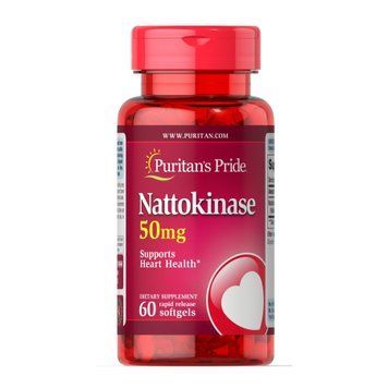 Nattokinase 50mg - 60 softgels (12.23) 2022-10-2788 фото